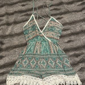 Summer Multi Colored Romper (S)